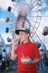 child eating